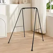 Xoxomeg Swing Stand,Hammock Chair Stand for Most Hanging Chair, with 2 Hooks Fit Heavy-Duty Steel Hanging Chair Stand for Indoor Outdoor Max Load 286.6 Pound