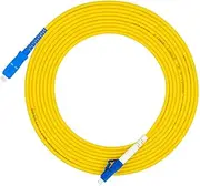 Jeirdus 3Meters 10ft LC to SC Fiber Optic Cable Jumper Optical Patch Cord Simplex Single-Mode 9/125 LC-SC
