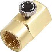 CO2 Cylinder Refill Adapter, Brass CO2 Fill Valve Connector, Easy to Install for US and Europe, Made of High Grade Brass