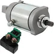 Motorcycles Starter Motor Solenoid Relay Set Compatible with H Shadow VLX 600 VT600C, VLX 600 VT600CD 1999 31200-MBA-600 35850-MK3-671