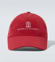 [Brunello Cucinelli] Brunello Cucinelli Logo baseball cap XL red