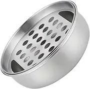 KICHOUSE Food Grinding Bowl Gadgets Garlic Masher Garlic Grinder Masher Garlic Crusher Garlic Press Machine Kitchen Garlic Squeezer Manual Garlic Tool Kitchen Vegetable Cutter Silver