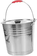 GANAZONO Thick Stainless Steel Water Bucket with Lid Multi Functional Party Wine Holder Durable Capacity for Home and Commercial Use Stylish and Practical Design