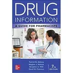 <姆斯>DRUG INFORMATION: A GUIDE FOR PHARMACISTS 7/E MALONE 9781260460308 <華通書坊/姆斯>