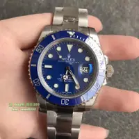 在飛比找蝦皮購物優惠-開Rolex手錶潛航者系列 勞力士 藍水鬼手錶 勞力士 機械
