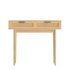 Rattan Console Table Drawer Storage Hallway Tables Drawers