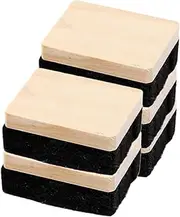 DOITOOL 5Pcs Felt Chalkboard Eraser Whiteboard Clean Tool for School Supplies Chalk Cleaner for Teachers Students Office Use No Damage to Surface