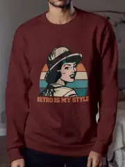 Retro Is My Style Sweatshirt