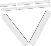Toyvian 8 Pcs Electroplated Steel Weight Plates for Weightlifting and Fitness Training Durable Weight Bearing Plates for Enhanced Stability Running and Exercise