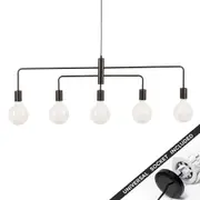 Snap Lighting Harrison Black Downlight to Pendant Light Conversion Kit / Chandelier