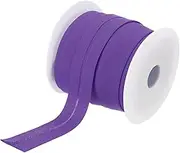 uxcell 1 Inch Single Fold Bias Tape Polyester Continuous Bulk Bias Tape for Sewing, Seaming Quilting Hemming Binding Crafts (Purple 25 Yards)