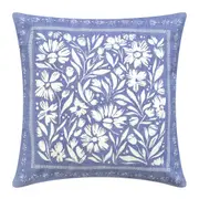 J.Elliot Home Kennedy Cushion 50x50cm Dusty Blue & Ivory Modern Home Decor
