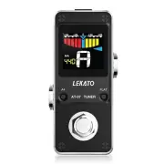 LEKATO Guitar Tuner Pedal with True Bypass, Chromatic Tuner Pedal for Electri...