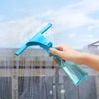 在飛比找松果購物優惠-玻璃刮多功能清潔器 噴壺刮水器擦窗戶玻璃 (8.3折)