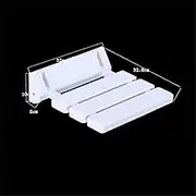 Bath Stools,Padded Seat Transfer Bench,Shower Stool Folding Bathroom Shower Wall Chair Bathroom Bath Stool Change Shoes Wall Stool Bearing Weight 250Kg Bath Chair,White
