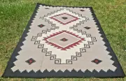 Hand Woven Navajo Wool Rug Aztec Kilim Dhurrie Native Southwest Area Rug 8x10
