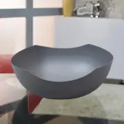 Handmade Decorative Bowls Iron Modern Round 10.5x10.5x4 Inch Gray BBH Homes