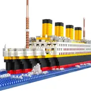 Catzon 2338 Pcs Micro Mini Blocks Titanic Ship Model for Adults Kids Age 14+