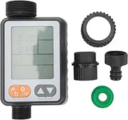 TOOLSGO 3 Inch Display Automatic Irrigation Timer Digital Sprinkler Timer Water Hose Timer With Rain Delay Child Protection for