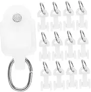 Luxshiny 50PCS Curtain Hook Roller for Shape Curtain Rail Pe Material Scratchproof Easy Installation Use Mute Track Pulley for Smooth Operation
