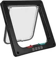 ibasenice Versatile Cat Flap for Indoor Outdoor Use Weatherproof Pet Door for Windows and Walls Durable Material Ensures Reliability Controlled Entry for Cats and Dogs