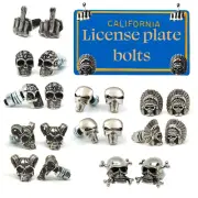 license plate bolts screws for Motorcycle number plate tag frame, custom Gift
