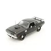 Acme Licensed 1:18 Scale Plymouth Hemi Cuda 1971 Diecast Model Car Black