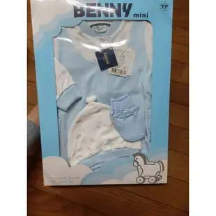 ❤️BENNY mini 純棉 新生兒 套裝 連身衣 禮盒