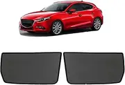 Car Sun Shade Car Window Shade for Kids Side Window Sun Shade for Mazda 3 Hatchback BM 2013-2018 Magnetic Curtain Sun UV Protection Covers for Baby Sleeping Auto Accessories,5PCS(Rearwindow2PCS)