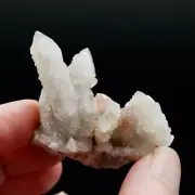 2in Pink Fairy Finger Quartz Crystal Cluster, Small Druzy Goblin Spirit Quartz C