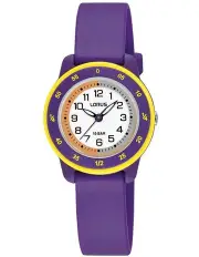 [Lorus] Sports Time Teacher Analogue 3 Hands RRX55JX-9 Watch in Purple