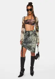 [Jaded London] Fatale Cut-Out Midi Dress