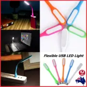 2-5Pack Bendable & Flexible USB LED Light Lamp for Keyboard Laptop Reading Light