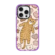 iPhone 16 Pro Impact Case Cats Cookie Love