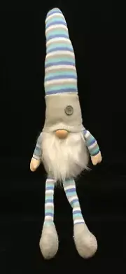 Garden Gnome Troll Figurine Shelf Sitter Dangling Handmade Weighted Plush 23"