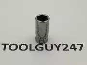 SNAP ON TOOLS 1/4" Drive 7/16" Flank Drive Xtra 6pt Semi-Deep Socket YTMS14 NEW