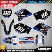 Yamaha YZ 250 2006 - 2014 Full custom decal kit FURY style sticker kit stickers