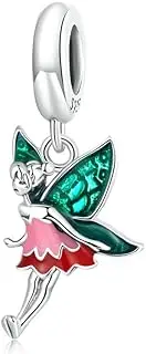 [LES FOLIES DI PAOLA GRIECO] Tinkerbell Peter Pan Island Hook Captain Hook for Disney 925 Silver Charm - Les Folies Fits Pandora Sterling Silver Cubic Zirconia