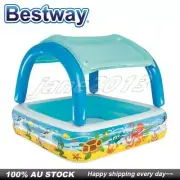 Bestway Inflatable Sun Shade Pool Kids With A Removable Shade Sealife AU Stock