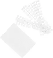 WOFASHPURET 4sets Round Nail Color Plates Practical Nail Art Display Tips Tool for Salons and for Polish Sample and Practice Transparent Design for Easy Viewing