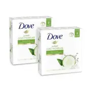 Dove More Moisturizing than Bar Soap, Cucumber and Green Tea Beauty Bar, 3.75