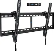Mounting Dream UL Listed Tilt TV Wall Mount Bracket for 42-84 Inch TVs, TV Mount up to VESA 800x400mm and 132 LBS, One-Piece Wall Plate Easy for TV Centering on 16", 18", 24", 32" Studs MD2268-XL-04
