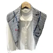 100% Silk Xili yarn scarf Square Shawl Arc de Triomphe Pattern Scarf 65*65cm