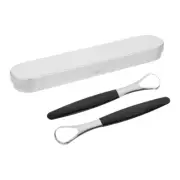 Steel Tongue Scraper Kit Oral Care Tongue Scraper For Adults Cleaning Tongue