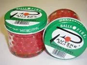 PAUTZKE'S PAUTZKES BALL O FIRE SALMON EGGS GREEN LABEL 2 JARS RED FISHING BAIT