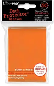 Ultra Pro Deck Protector Sleeves (Orange)