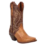 Dan Post Ladies Celine Lizard Tan & Brown Western Boot DP5103