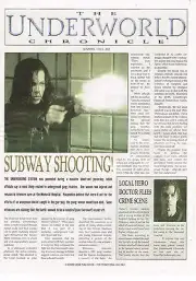 UNDERWORLD CHRONICLE 2003 PROMO NEWSPAPER VAMPIRES VS WEREWOLVES HORROR MOVIE