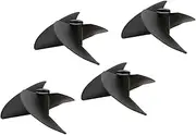 LUMIXE 4pcs Marine Nylon 3 Blade Propeller Diameter 36/47/52/55/57mm with 4mm Shaft Hole Props Paddle, for RC Model Boat Assembly Boat Propeller (Color : 4pcs 4x55mm)