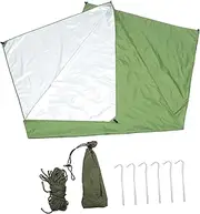 OHPHCALL 1Set Heat Beach Shade Tent Lightweight Outdoor Camping Tarp Sunshade for People Easy Setup UV Resistant Multi Functional Hiking Accessory
